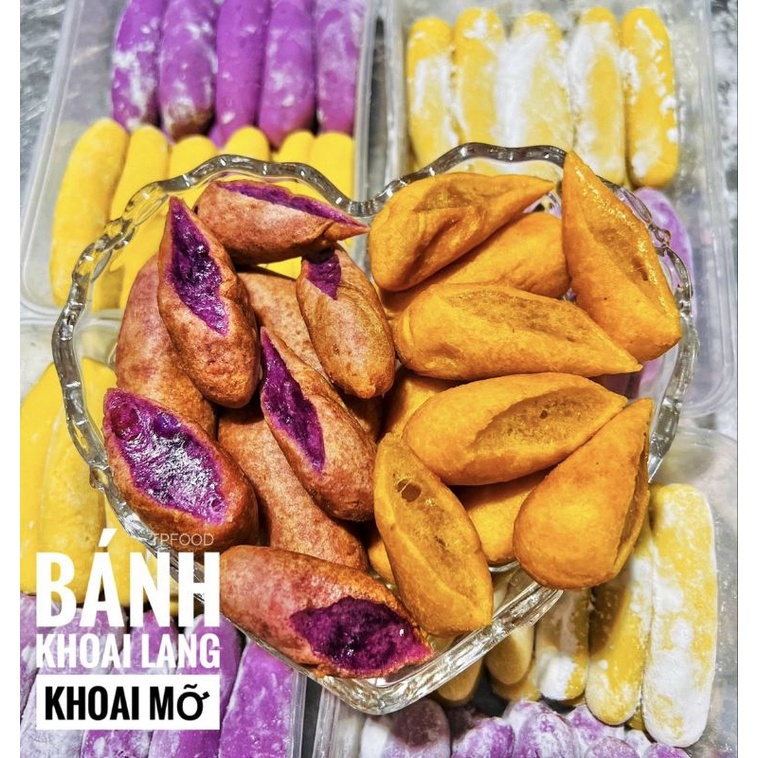 Bánh khoai mỡ chiên hộp 500g