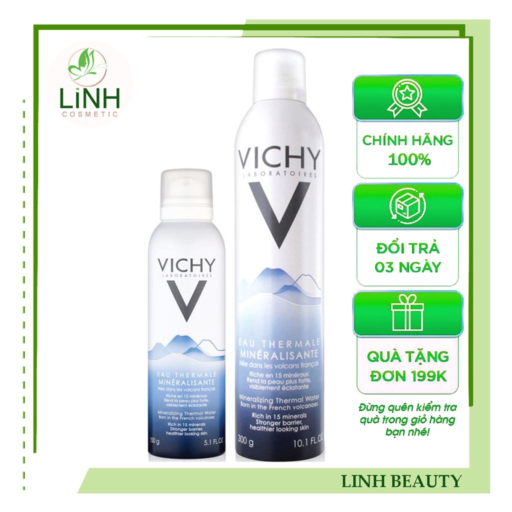 Xịt khoáng Vichy 150ml và 300ml