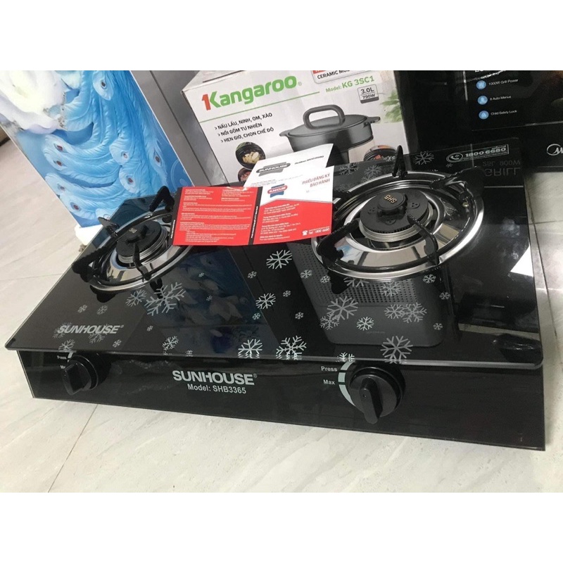 BẾP GAS DƯƠNG SUNHOUSE SHB3365 ( HÀNG TRƯNG BÀY)