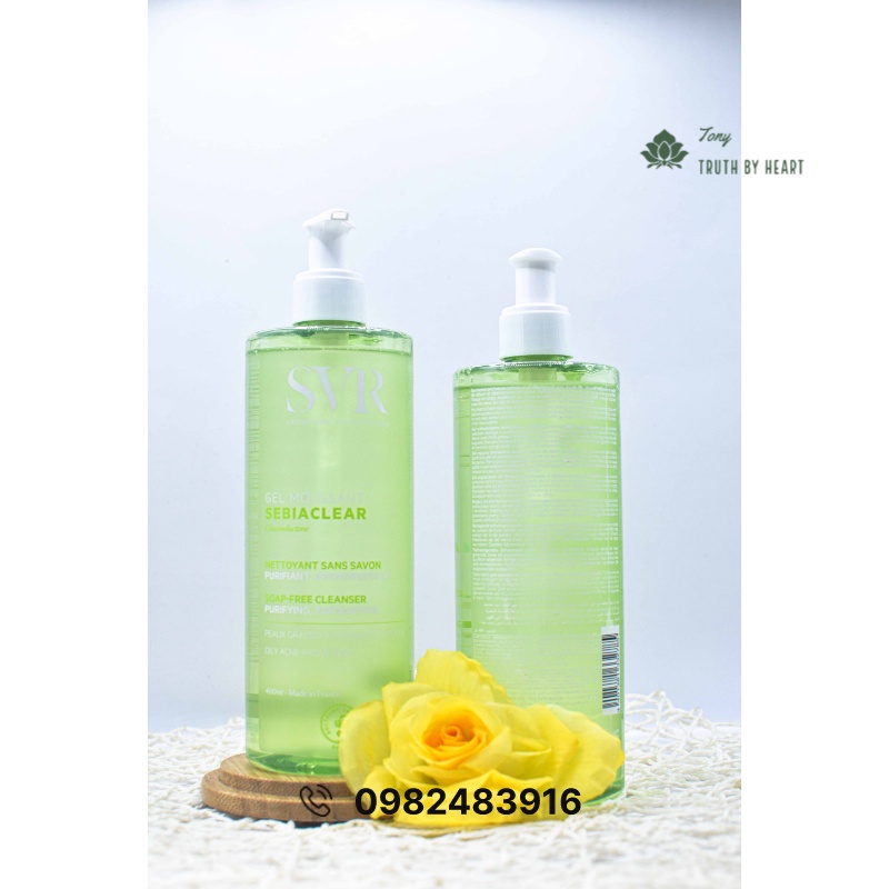 Sữa Rửa Mặt Dạng Gel Dành Cho Da Dầu SVR Sebiaclear Gel Moussant 200ml/400ml của Pháp