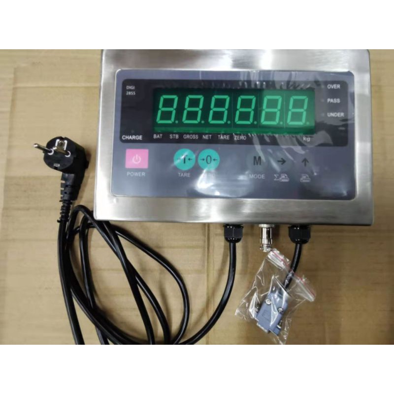 Đầu cân Digi 28ss tích hợp chức năng xuất tín hiệu đóng mở Relay điều khiển moto. dùng trong hệ thống đóng bao, cân xilo