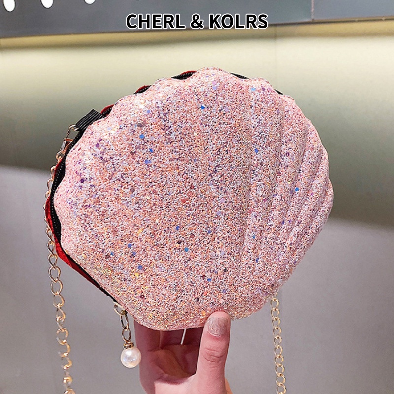 Túi Đeo Chéo CK Đính Kim Sa Lấp Lánh Thời Trang Công Sở
