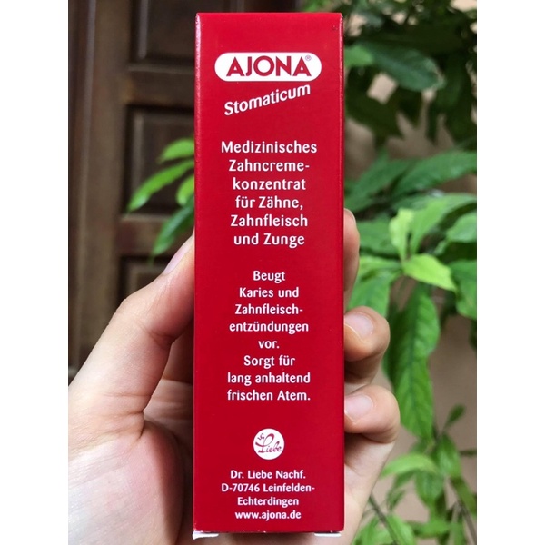 KEM ĐÁNH RĂNG AJONA TUÝP 25ML LOẠI BỎ CAO VÀ CHỐNG VIÊM LỢI