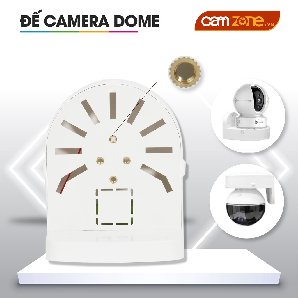 [HÀNG TẶNG] Chân đế Camera Chân Chữ L Ren Đồng Camzone