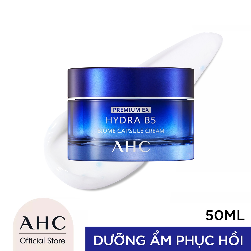 Kem Dưỡng Ẩm Làm Dịu Và Phục Hồi Biome B5 - AHC Premium Ex Hydra B5 Biome Capsule Cream 50ml