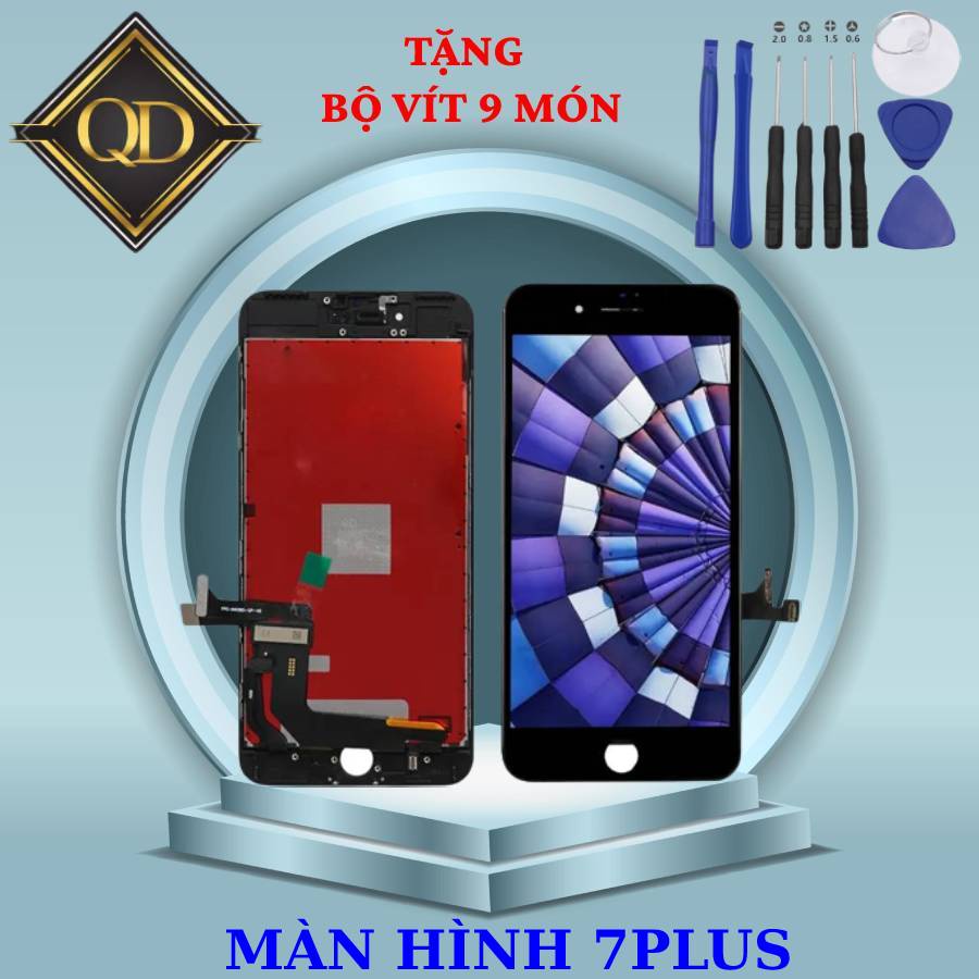 MÀN HÌNH THAY THẾ CHO MÁY 7 PLUS / 7PLUS/ 7 plus/ 7plus / 7p ( TẶNG BỘ VÍT 9 MÓN )