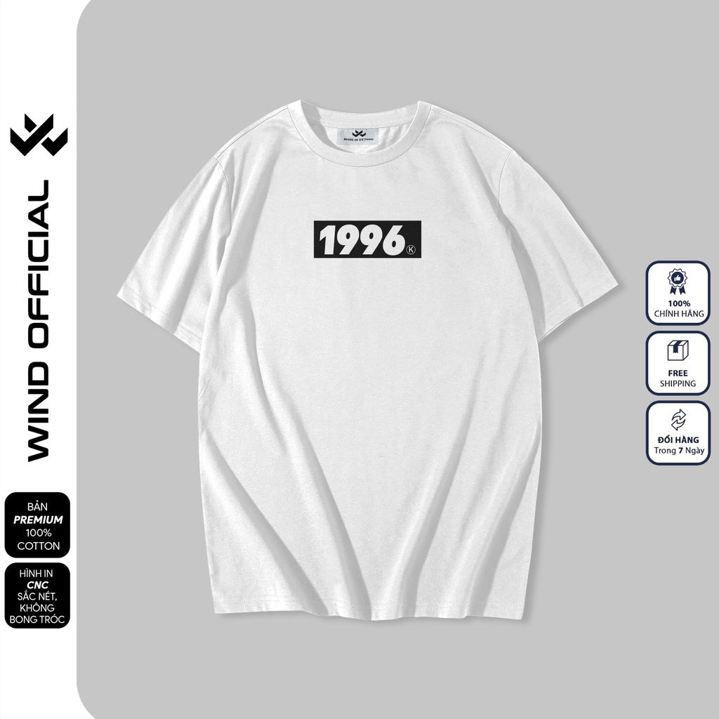 Áo thun tay lỡ form rộng WIND Năm Sinh 1995-2006 phông unisex Premim 100% cotton nam nữ oversize