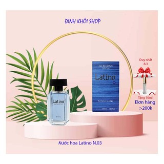 Nước hoa nam Latino N3 - 50ml [ mùi Run wild for him - davidoff]