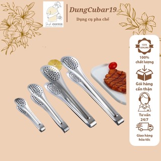 Kẹp gắp thức ăn inox - kẹp gắp thực phẩm - gắp thức ăn inox - gắp bánh tròn - gắp pha chế - dụng cụ pha chế