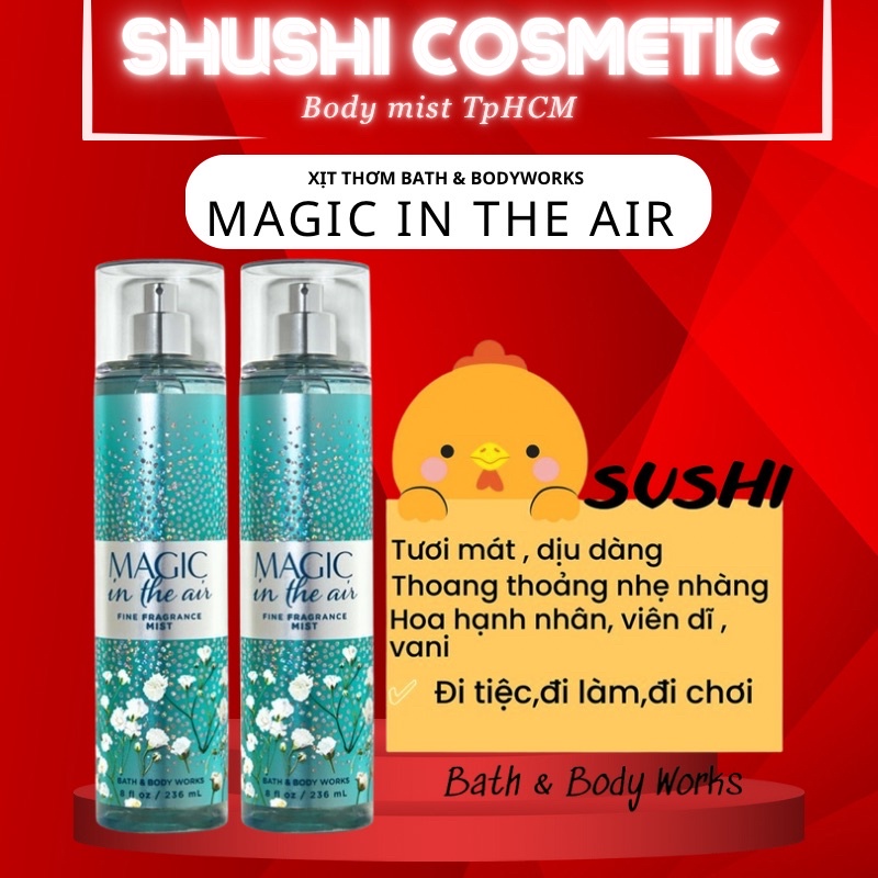 Xịt thơm toàn thân Bath & Body Works Magic In The Air 236ML Bodymist TPHCM