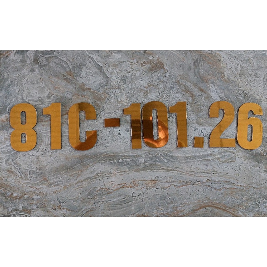 BIỂN SỐ XE ALU GƯƠNG VÀNG DÁN XE TẢI, XE KHÁCH
