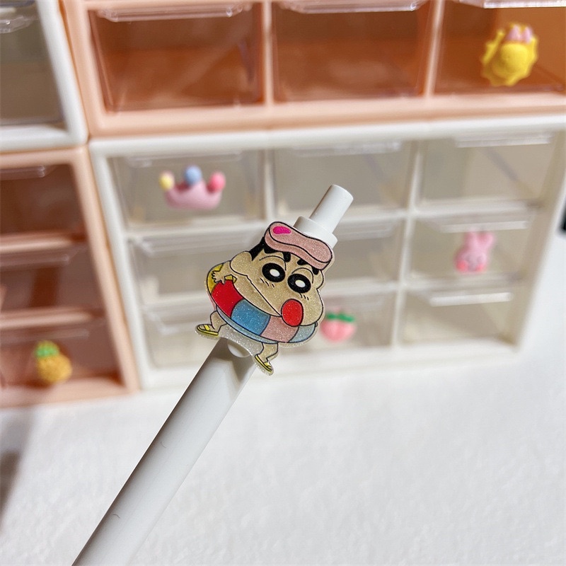 Bút Bi Hoạt Tiết Cậu Bé Bút Chì Shin-Chan Ngòi Bút 0.5mm