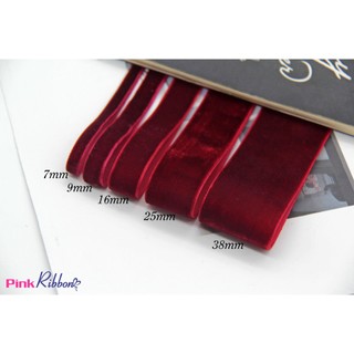 *(SET 2 MÉT/CUỘN 9M) Ruy băng nhung 38mm, phụ liệu may mặc, đính váy áo thời trang, nơ bờm kẹp tóc, bó hoa