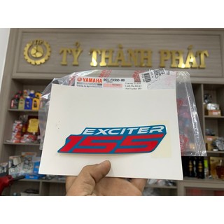 Tem nạ ex 155 xanh da đời 2023 chử exciter 155