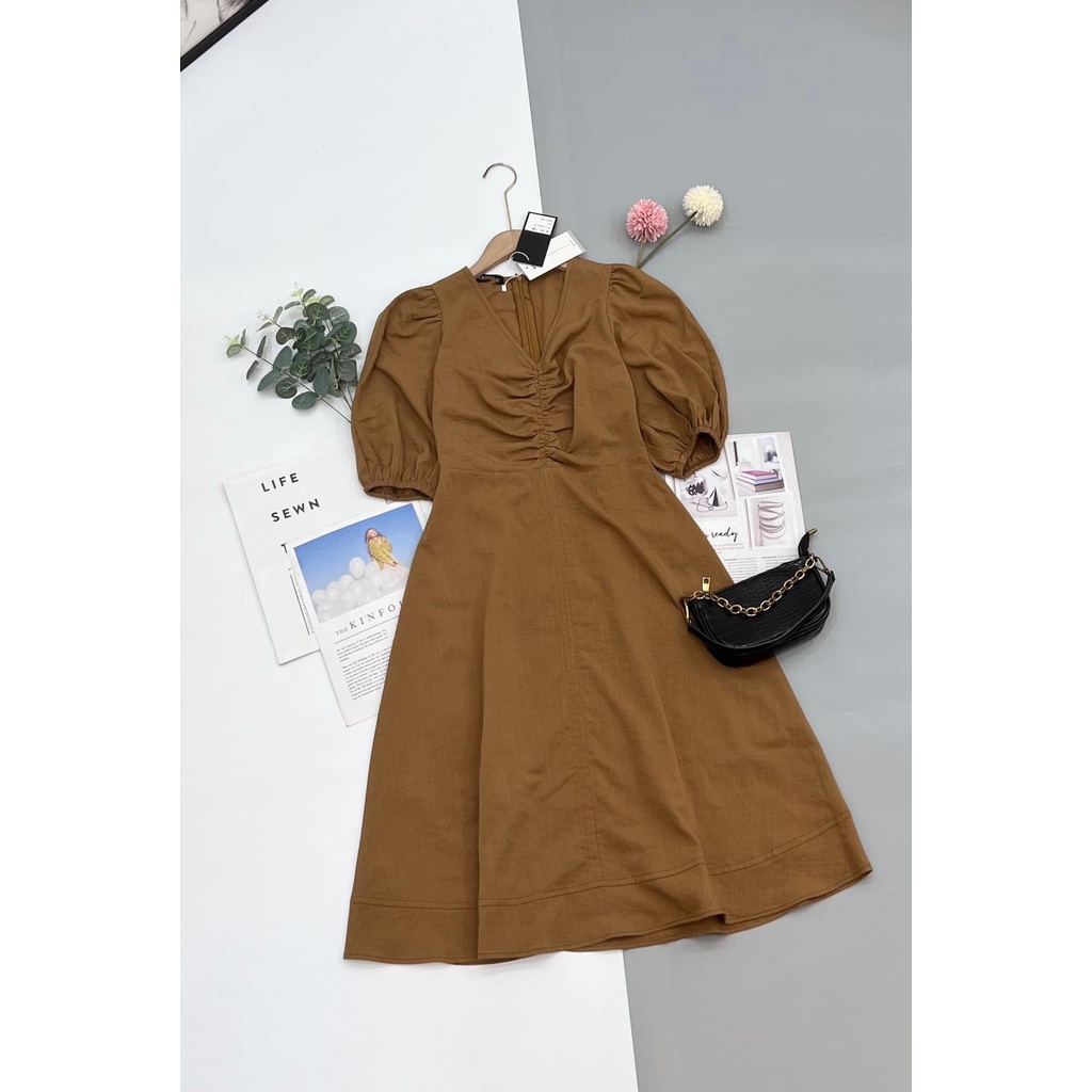 VÁY XÒE NHÚN NGỰC CAO CẤP