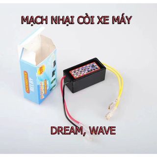 Mạch Nhại Còi Xe Máy  Xe Điện Có Rắc Cắm Zin Chíp Nhại Còi Lắp Đặt Dễ Dàng Điện Áp 12V
