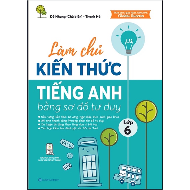 Sách - Làm Chủ Kiến Thức Tiếng Anh Lớp 6 Bằng Sơ Đồ Tư Duy