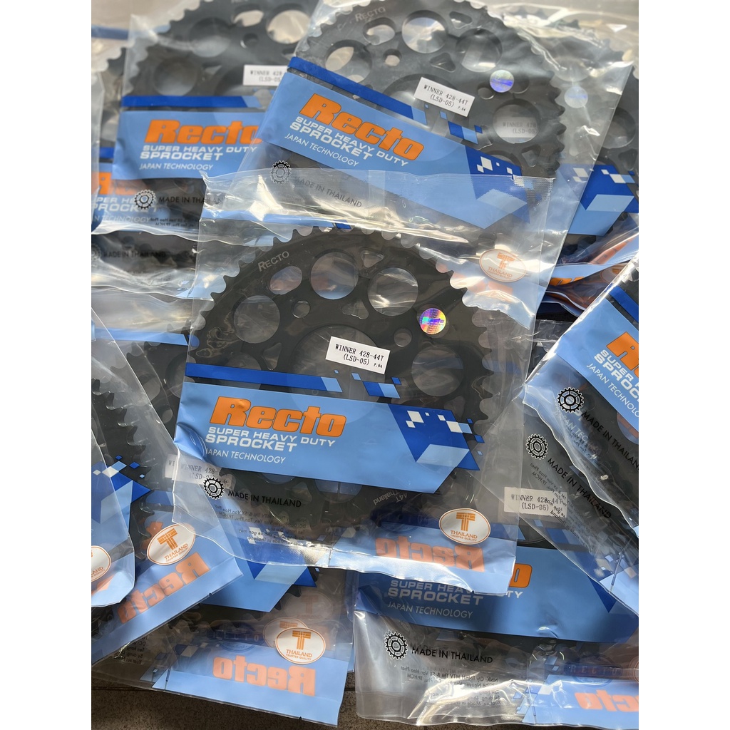 Dĩa thép Recto mẫu mới 44T cho xe Winner, Winner X, Sonic