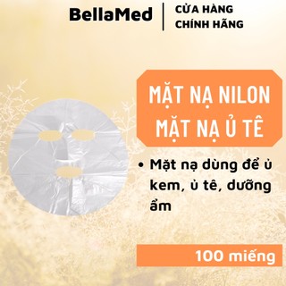 Mặt nạ nilon ủ tê, màng nilong ủ tê, ủ kem, cấp ẩm - bịch 100 miếng