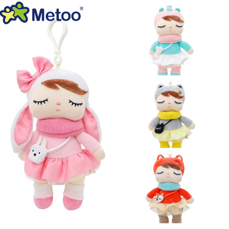 Metoo Mini Forest Đồ chơi thỏ Angela Đồ chơi hoạt hình búp bê Angela 21cm