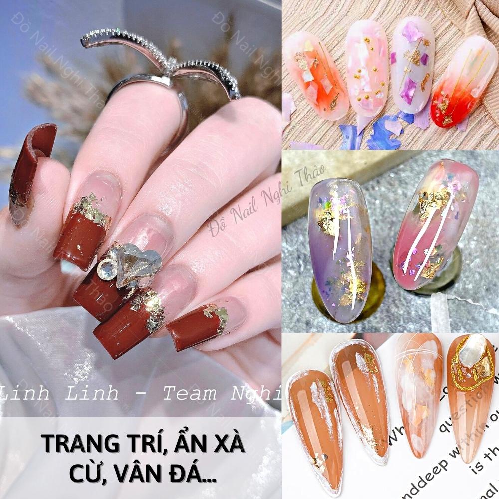 Giấy nhún nail 6 màu JELIVA trang trí móng