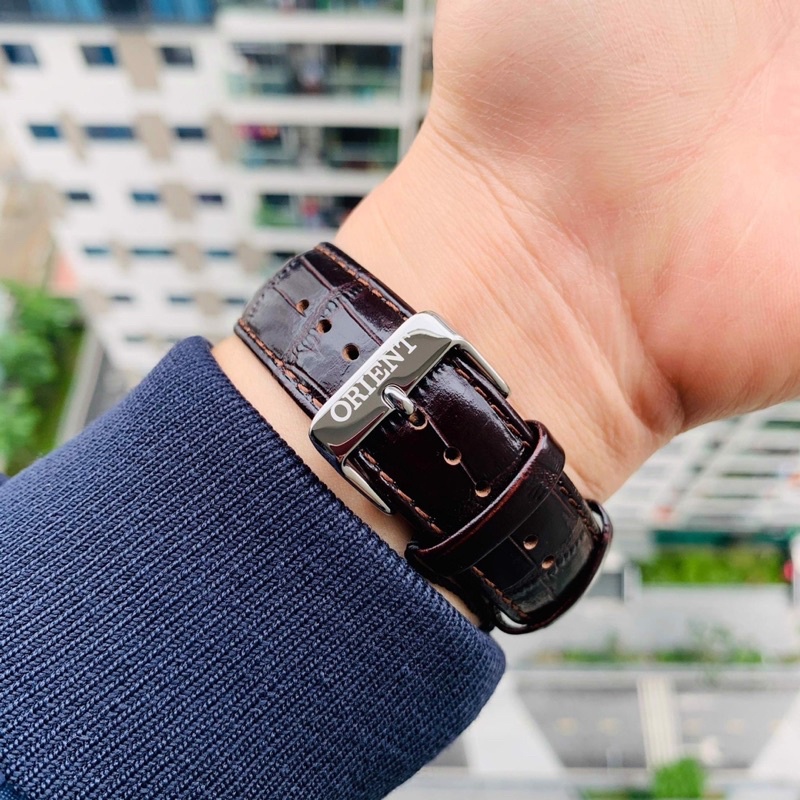 Đồng hồ nam dây da Orient Bambino FAC00009W0