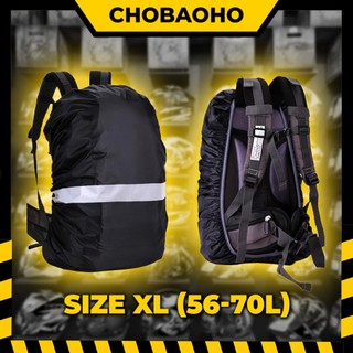 (SIZE XL) Áo Mưa Balo Phản Quang, Chống nước tuyệt đối 100% kết hợp phản quang.