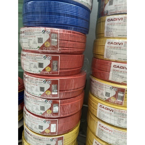 Dây điện Cadivi 2.5 -Cuộn 100m
