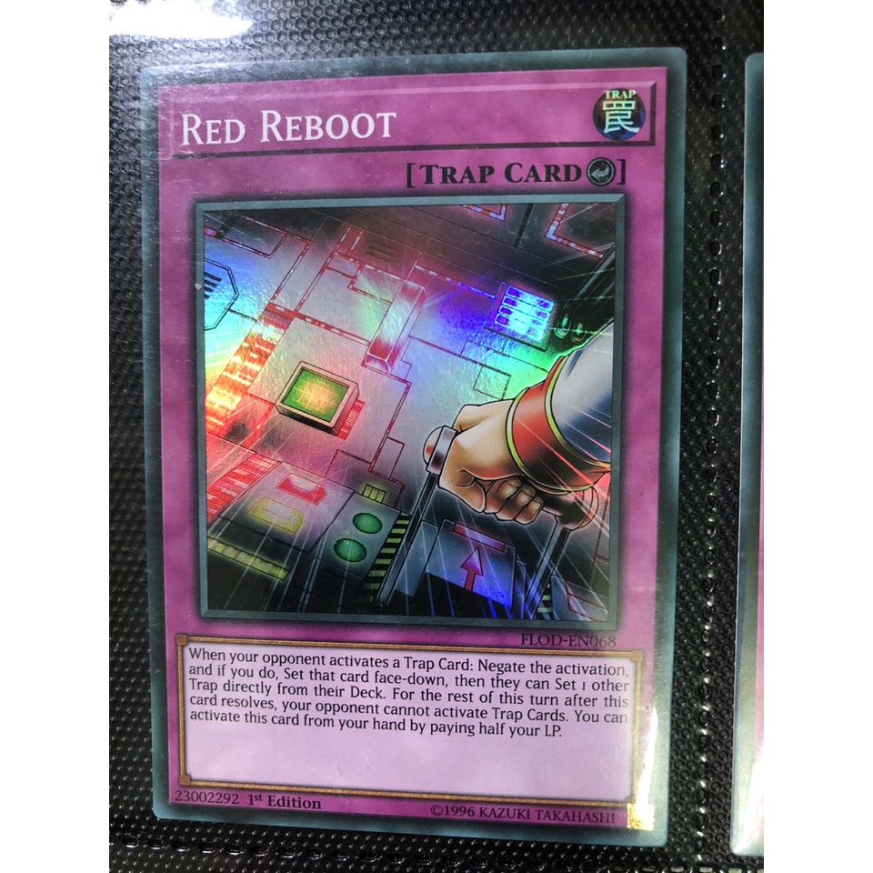 Thẻ bài yugioh: Red Reboot - FLOD-EN068 - Super Rare 1st Edition