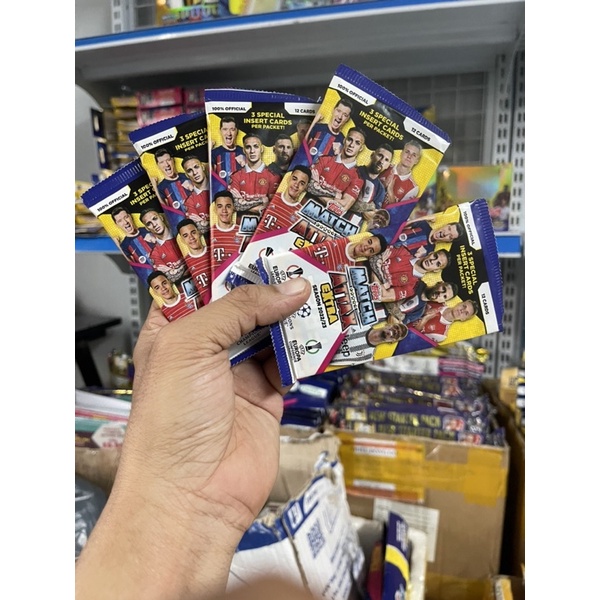 Gói Thẻ Lẻ Match Attax Champions League EXTRA Pack Mùa 2022/23