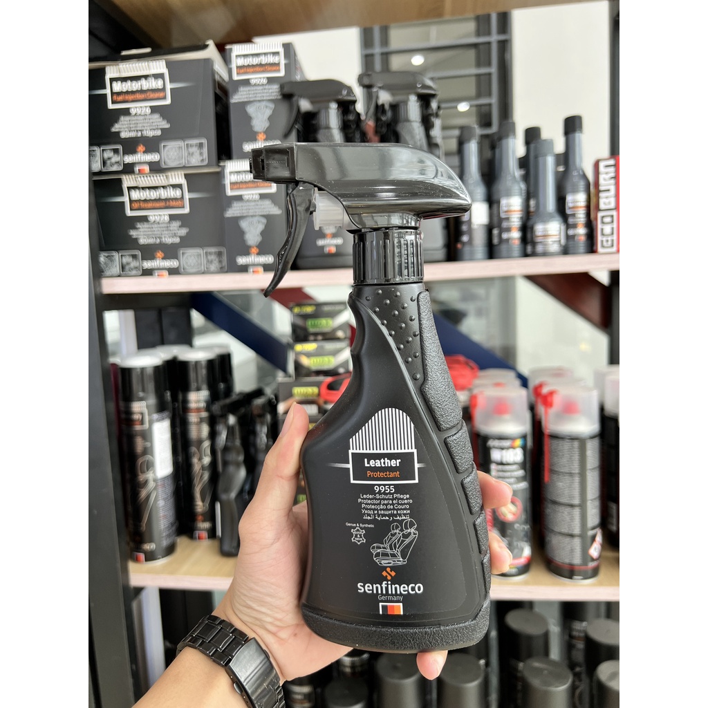 Combo  Vệ Sinh Nỉ, Vải, Da Lộn Senfineco 9988+  Vệ Sinh  Bảo Vệ Nội Thất Da Senfineco 9955