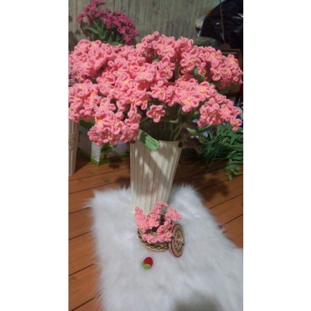 Hoa Lưu Ly Bằng Len