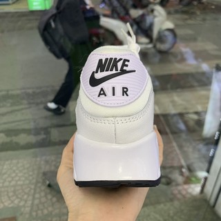 |HT SNEAKER| Giày Nik AirMax 90 White Logo Black