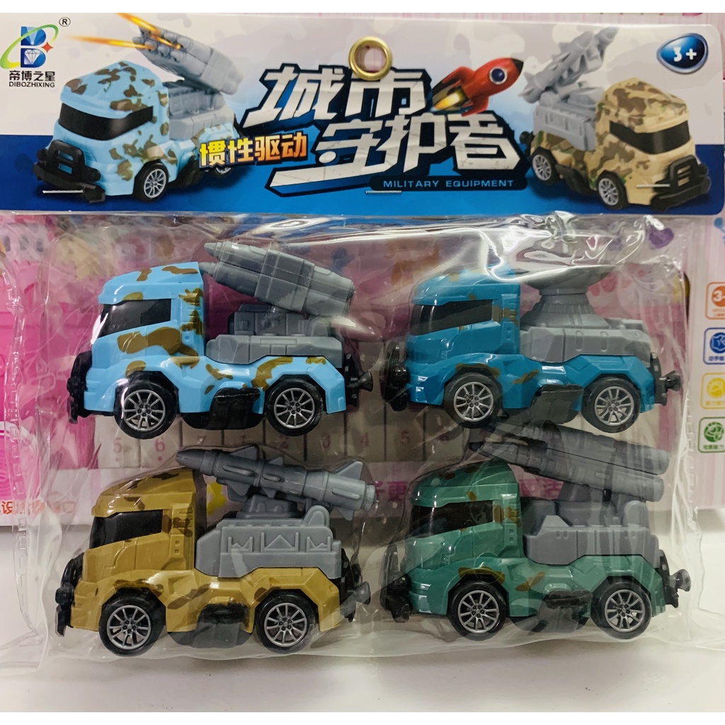 Bộ đồ chơi xe công trình cho bé