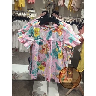 Váy thô hoa Zara sz 1-3y