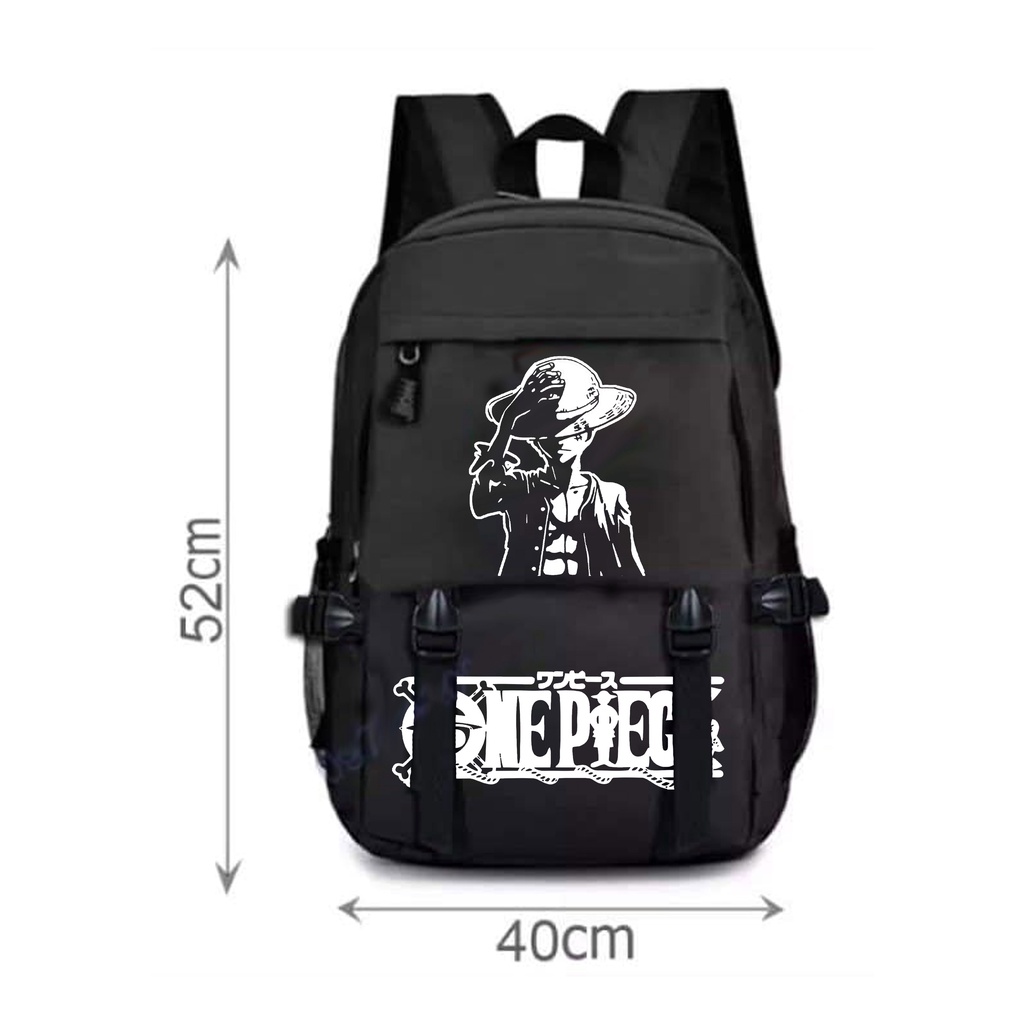 Balo Anime One piece  FREESHIP  Cặp Luffy Đảo hải tặc dành cho cả nam vầ nữ giá rẻ