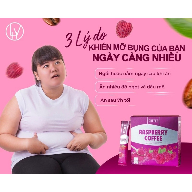 Cà phê giảm cân mâm xôi Raspberry Coffee cam kết hàng chính hãng, giá tận gốc