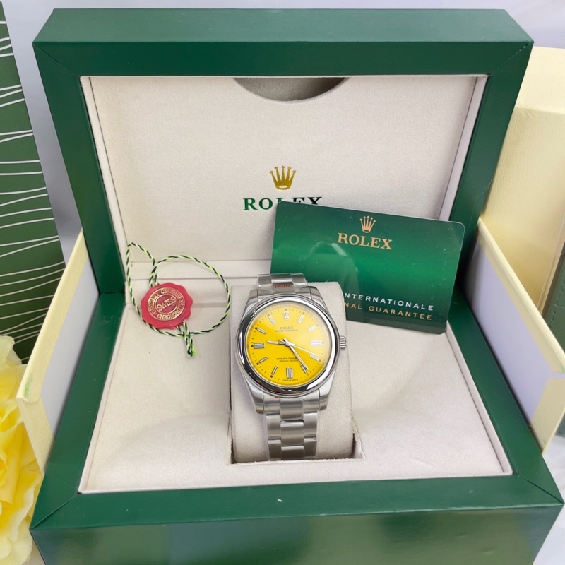Rolex Superlative vành trơn Phiên Bản nâng cấp cực nét - Đồng Hồ Nam 41mm Cao Cấp