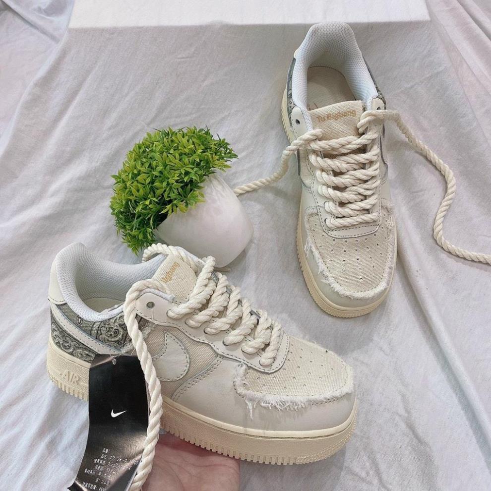 Giày AF1 Dây Thừng, Giày AIR FORCE 1 Dây Thừng nam nữ Bản Mới 2022 Cao Cấp Fullbox Bill