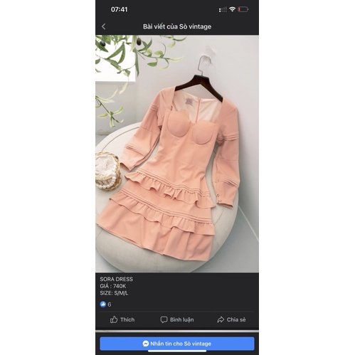 Pass váy Sò Vintage - Sora dress