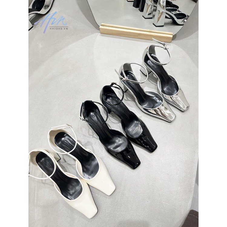 Giày Cao Gót Màu Bạc Phong Cách Mới Mùa Hè 2023 Cho Nữ