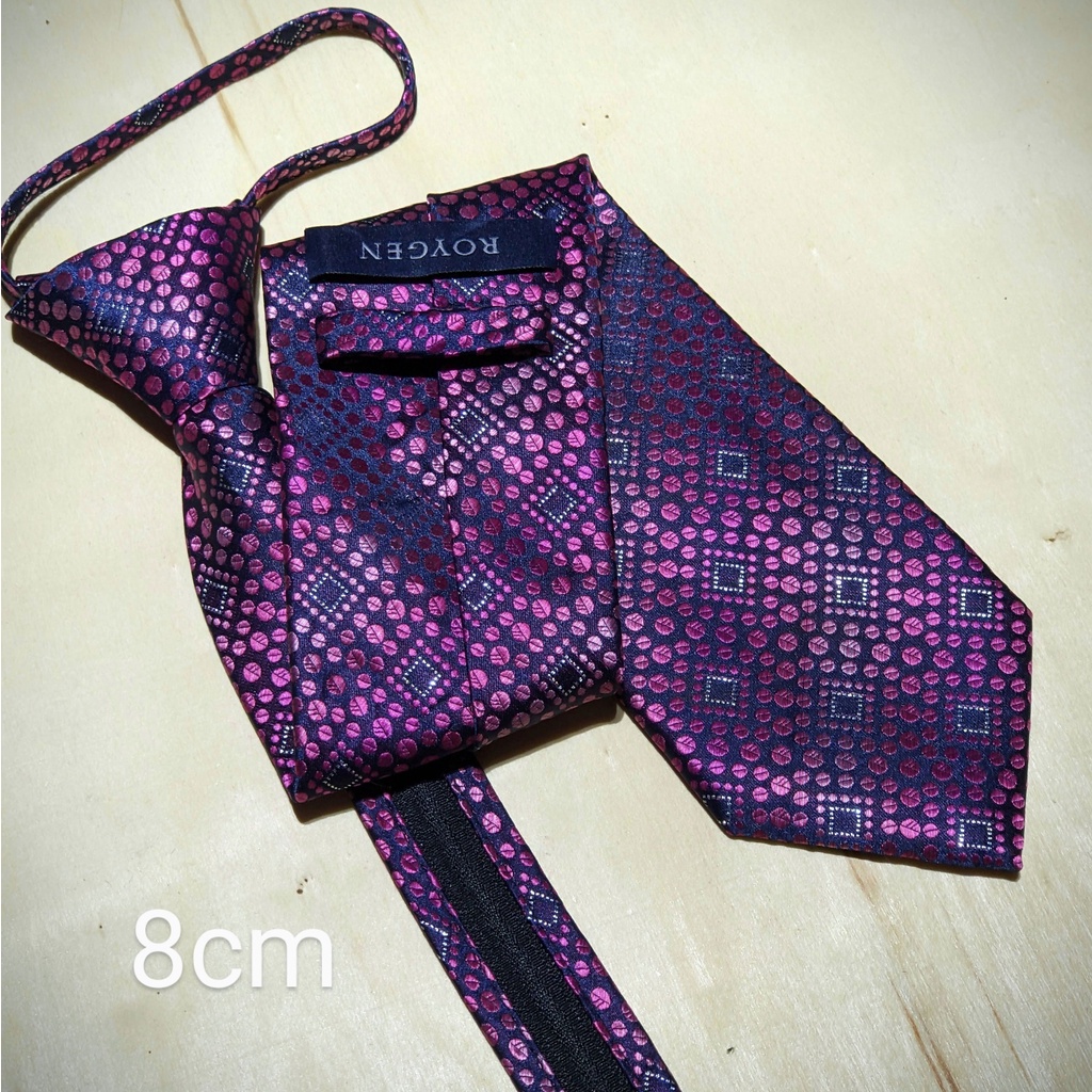 Cravat , cà vạt công sở thắt sẵn bản trung, lớn #2.