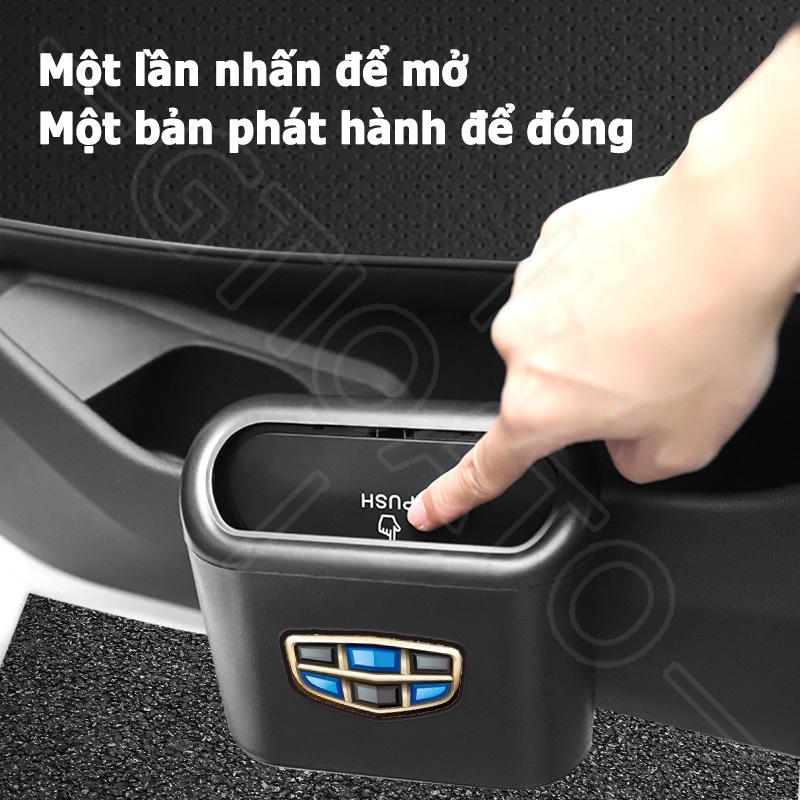 GTIOATO ThùNg ĐựNg RáC Xe HơI TiệN LợI ThùNg RáC TrêN Xe Ô Tô ThùNg RáC Oto Mini ĐựNg Đồ Ô Tô Cho Geely Okavango Coolray Emgrand Azkarra