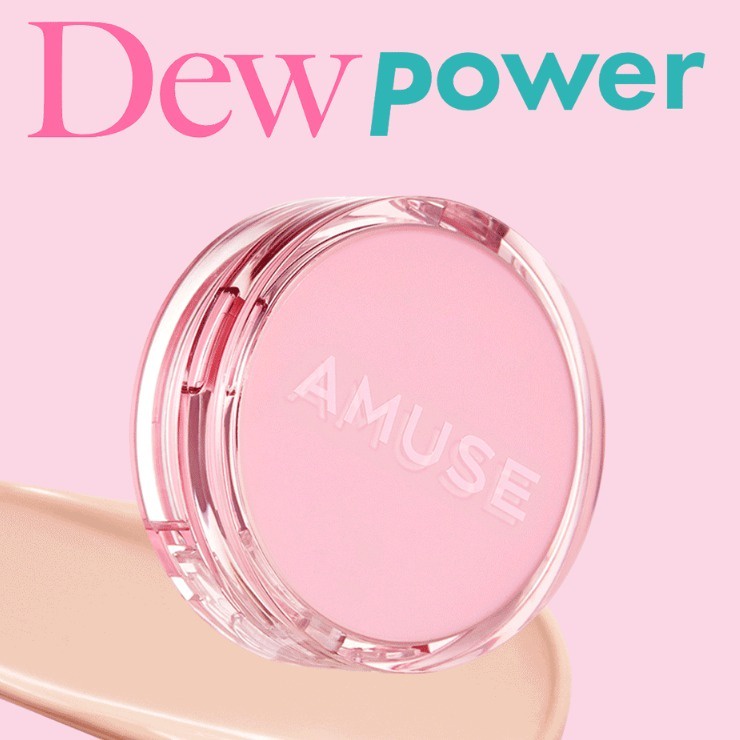 Phấn nước mới giữ lên tới 24h amuse dew power vegan cushion - ninishop