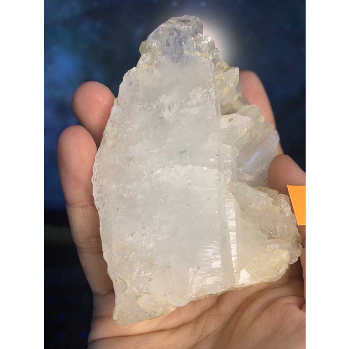 đá stone tự nhiên Natural LEMURIAN phale NATURAL trong suốt Citrine thanh tẩy chakra Clear Quartz 105