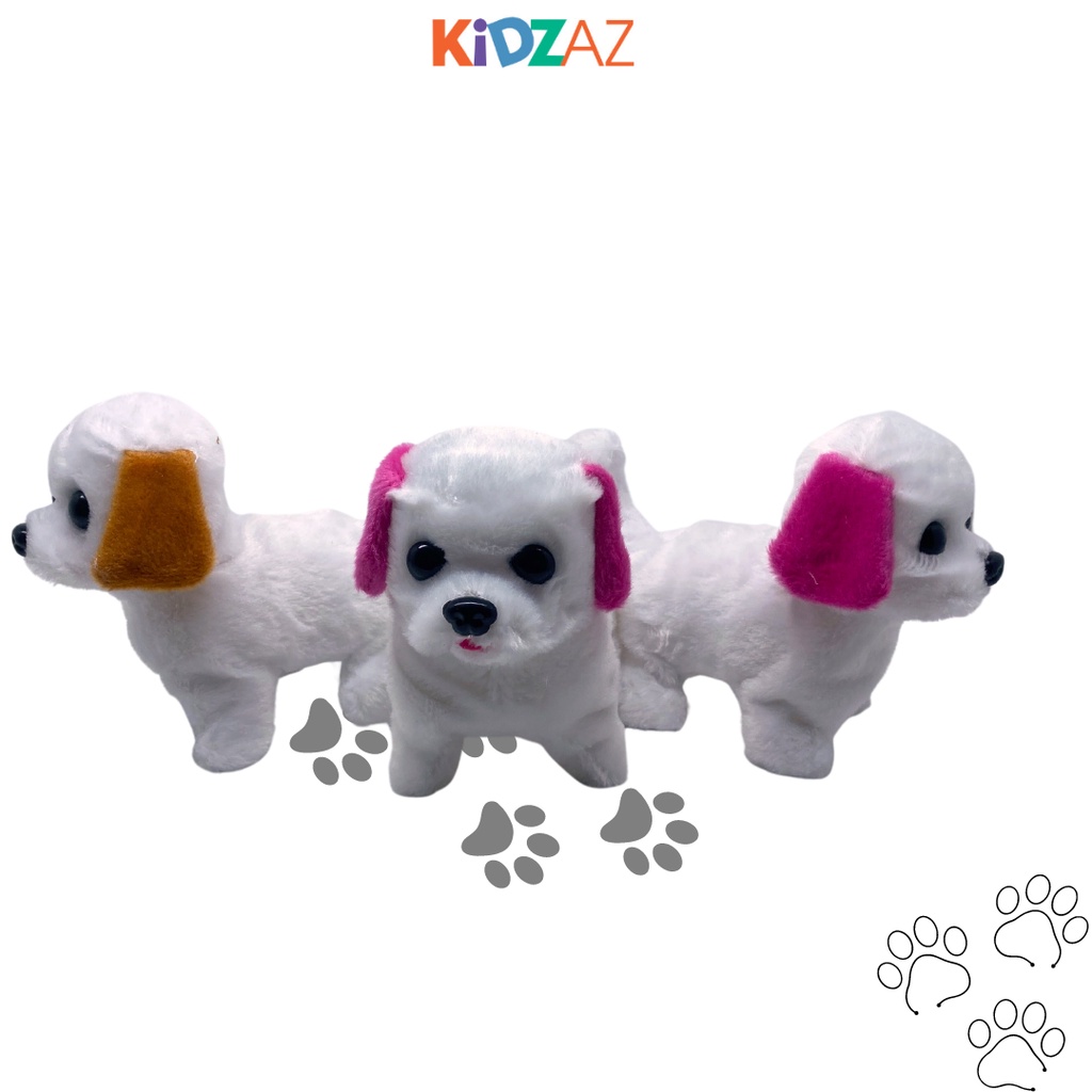 Đồ Chơi Chó Bông Biết Đi Biết Kêu Bibi cực Cute và Rất Ngộ Nghĩnh cho Bé