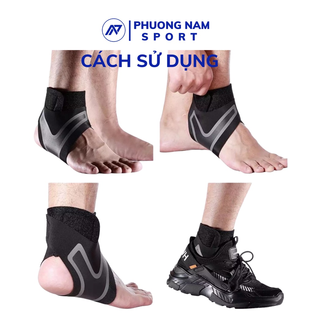Băng Quấn Cổ Chân, Đai Bảo Vệ Mắt Cá, Bó Gót Chân Chính Hãng WINSTAR Thể Thao Đá Bóng Cầu Lông Bóng Rổ