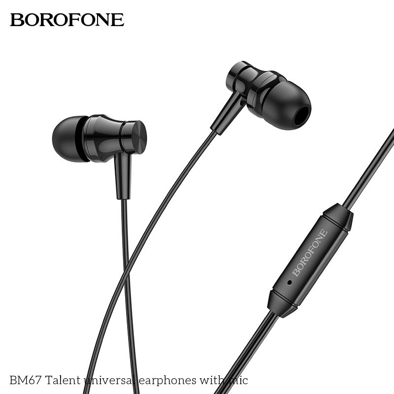 Tai Nghe Có Dây Borofone BM67 Chính Hãng, Tai Nghe Nhét Tai Có Mic Bảo Hành 12 Tháng