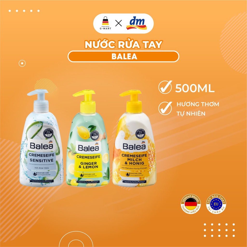 Nước rửa tay diệt khuẩn Balea 500ml - Nội Địa Đức