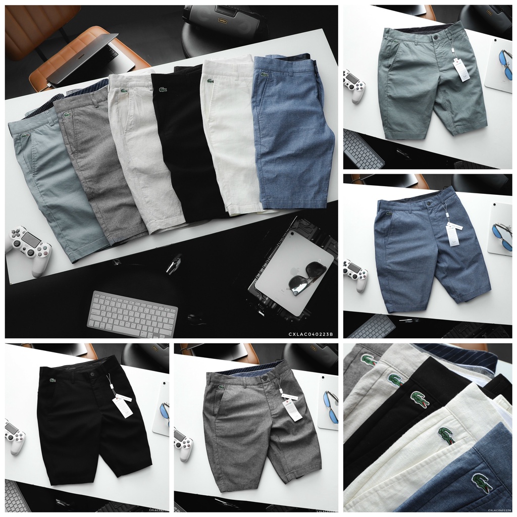 Quần Short LACOSTE Sang Trọng Thanh Lịch, Chuẩn Form - Hàng Xuất Xịn
